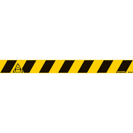 TARIFOLD Anti-Slip Safety Floor Marking Line, 3-1/8" x 31-1/2", PK10 197858